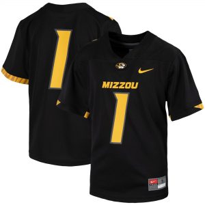 #1 Missouri Tigers Nike Youth Untouchable Football Jersey – Black