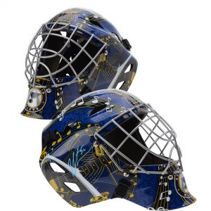 Jordan Binnington St. Louis Blues Autographed Replica Goalie Mask