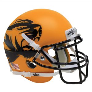Missouri Tigers Schutt Gold Matte Mini Football Helmet