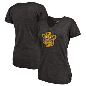Missouri Tigers Women’s College Vault Primary Logo V-Neck T-Shirt