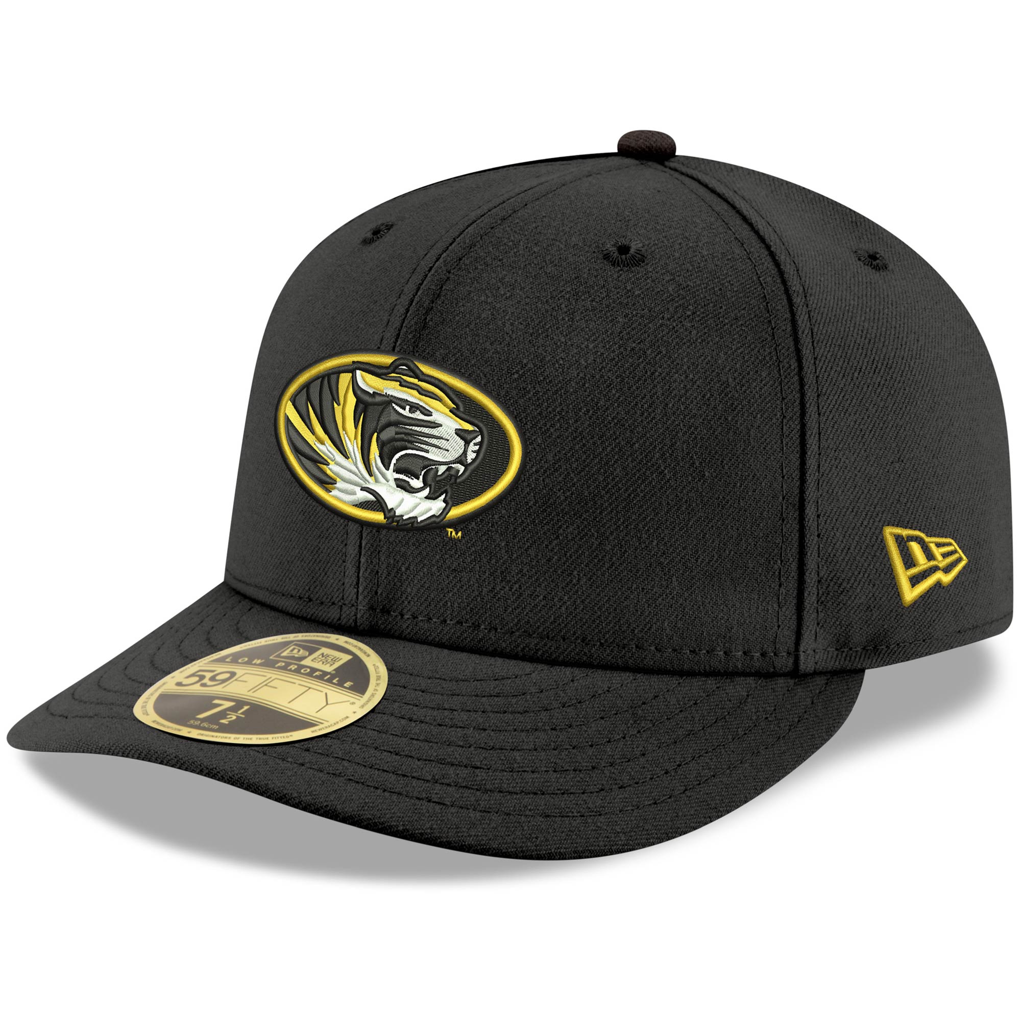 Missouri Tigers New Era Basic Low Profile 59FIFTY Fitted Hat – Black ...