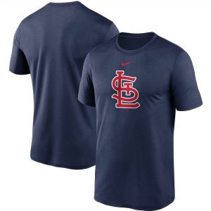 Nike St. Louis Cardinals Navy Large Logo Legend Performance T-Shirt
