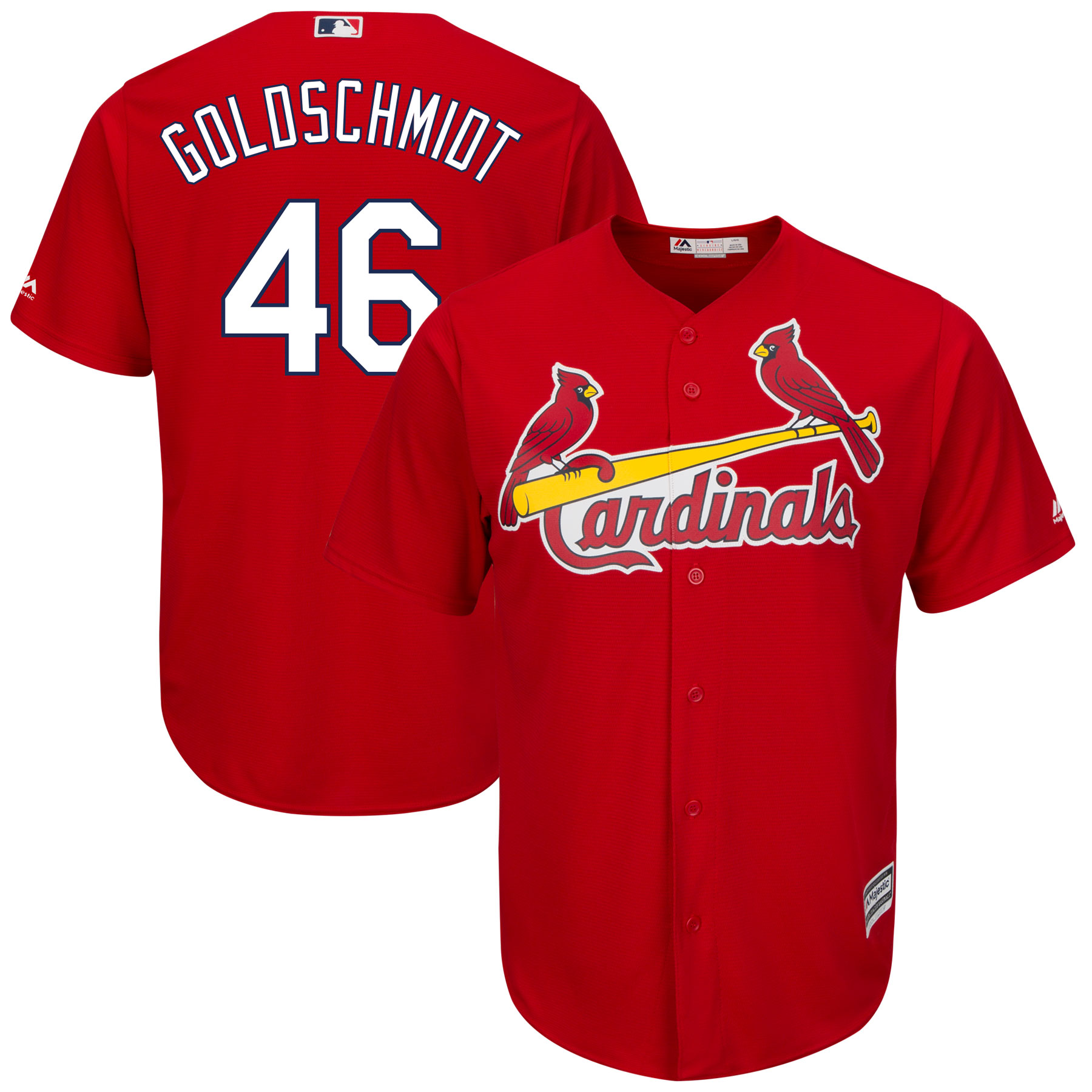 Paul Goldschmidt St. Louis Cardinals Majestic Alternate Official Cool Base Player Jersey – St ...