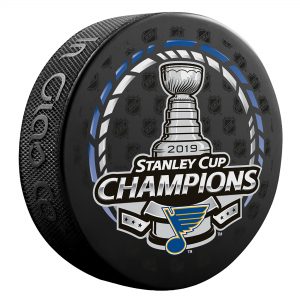 St. Louis Blues Unsigned 2019 Stanley Cup Champions Logo Hockey Puck
