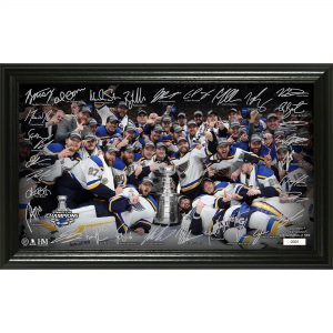 St. Louis Blues Highland Mint 2019 Stanley Cup Champions 12” x 20” Signature Rink Panoramic