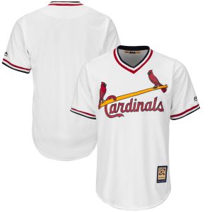 St. Louis Cardinals Majestic Home Cooperstown Cool Base Replica Team Jersey