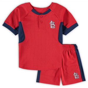 St. Louis Cardinals Toddler Red The Windup T-Shirt & Shorts Set